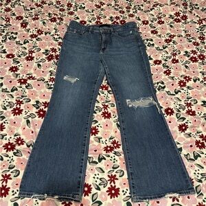 Flared Ripped Jeans